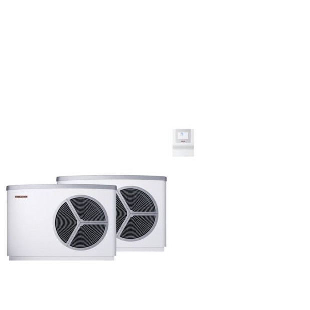 STIEBEL ELTRON Luft-Wasser-Waermepumpe WPL 25 A 2er Set Monoblock Kaskadensteuerung 201677