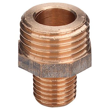 Viega Rotguss-Gewindestutzen 3247 1x3/4 Zoll beiderseits AG Mehrkant 446840