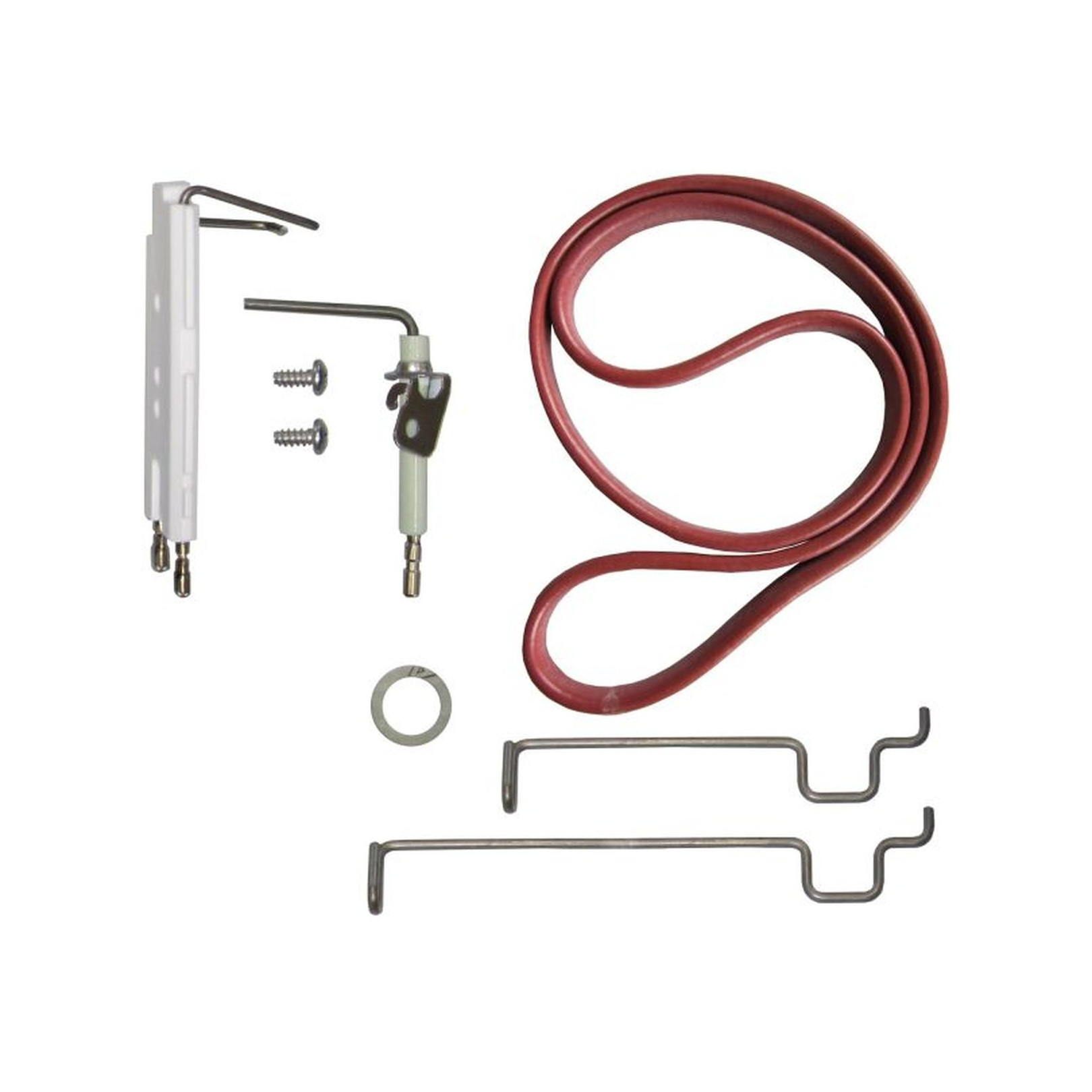 Bosch Wartungsset Service Kit 24 kW Heizwert ZSR ZWR Zündelektrode Dichtung 7736901300