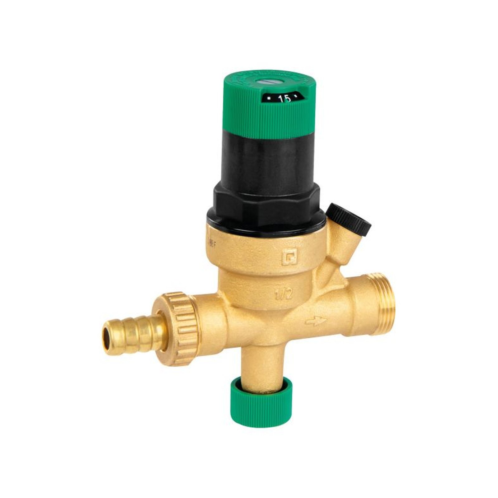 Honeywell Füllarmatur VF06 Einstell-Anzeige Schlauchtülle 1/2 Zoll Rückflussverhinderer Messing VF06-1/2A