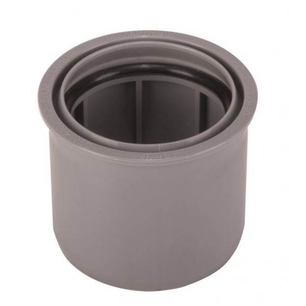 AIRFIT Reduzierstück Superkurz DN 50x40 PP grau schalloptimiert DIN 4102-B2 EN 13501-1-E 85040SK