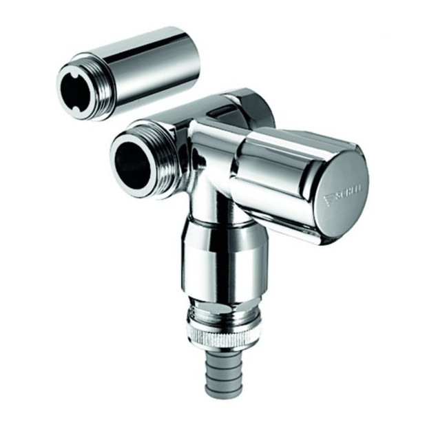 Schell Absperrventil NA-Ventil COMFORT RV RB Wandbatterie G 3/4 chrom 033260699