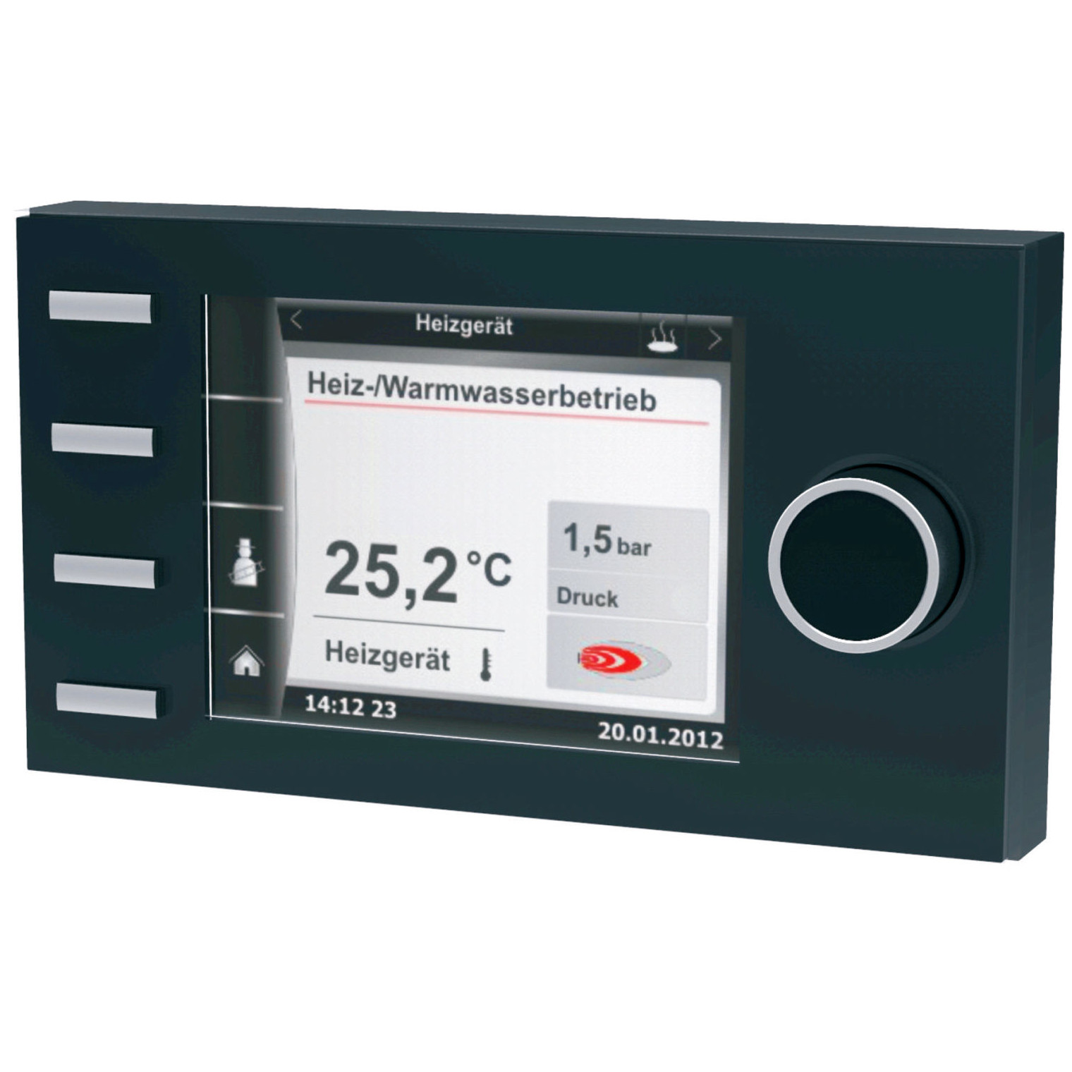 WOLF Bedienmodul BM-2 Außentemperaturfühler schwarz 3.5 Zoll Farbdisplay WRS-2 Smartset 2745304