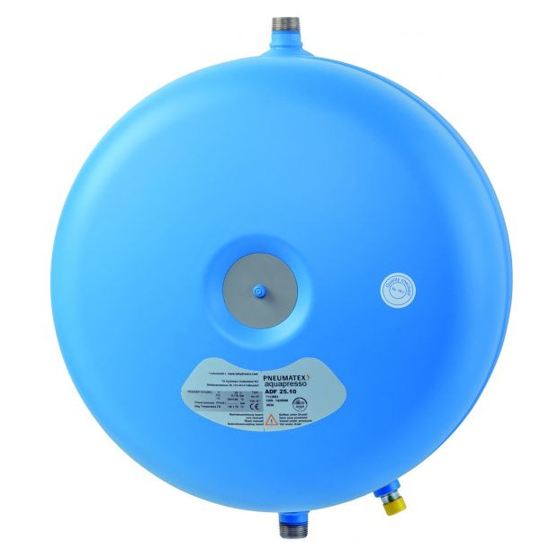 IMI Hydronic Druckausdehnungsgefäß Pneumatex ADF 18.10 aquapresso Diskusform Edelstahl 18 Liter 10 bar 7112002