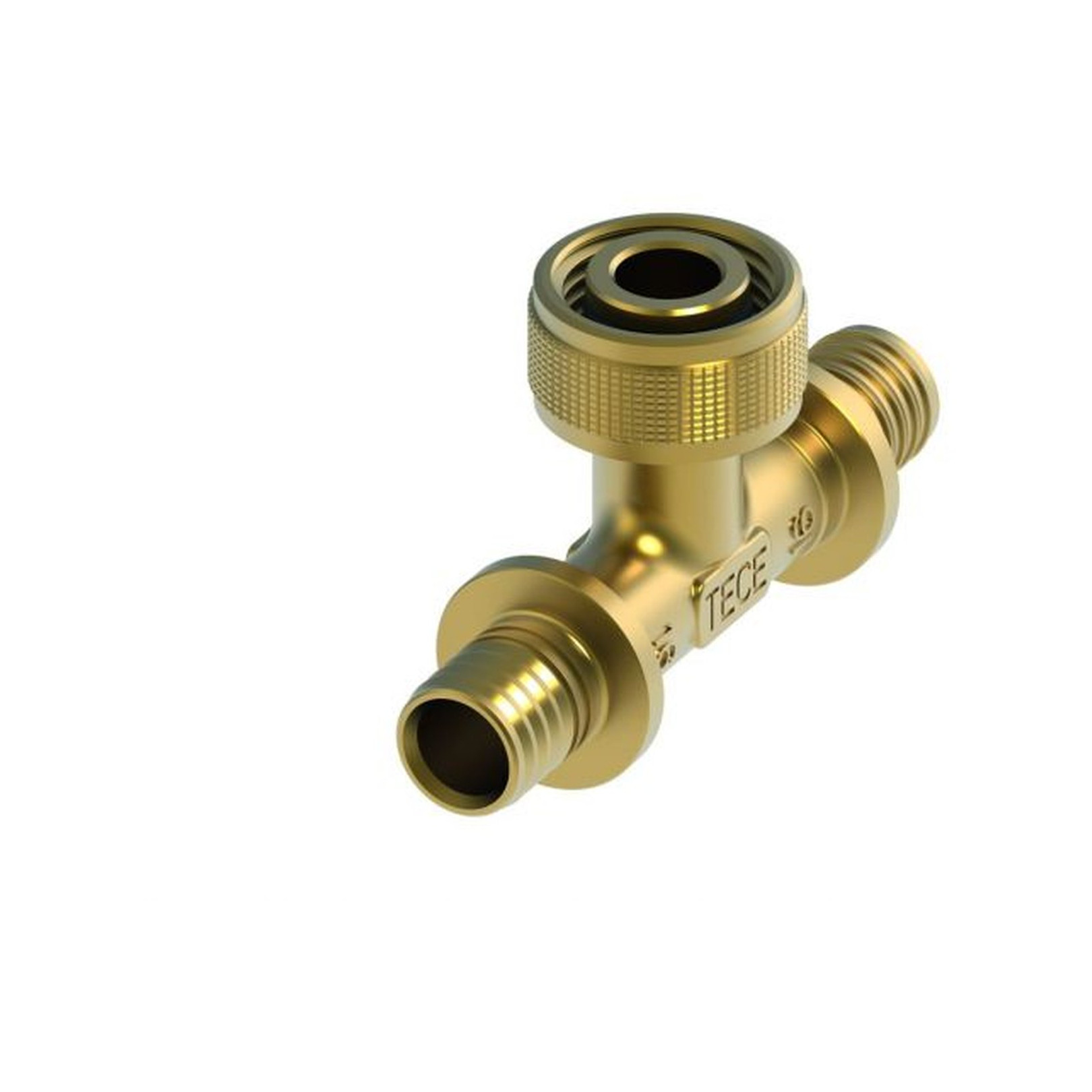 TECEflex Schnelladapter T-Stück Siliziumbronze 16 1-2 Zoll 16 708633