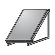 WOLF AluFlex-U Aufstellgerüst Hochformat Kollektor F3-1 CFK-1 AluPlus Montageschienen flexibel 2484082
