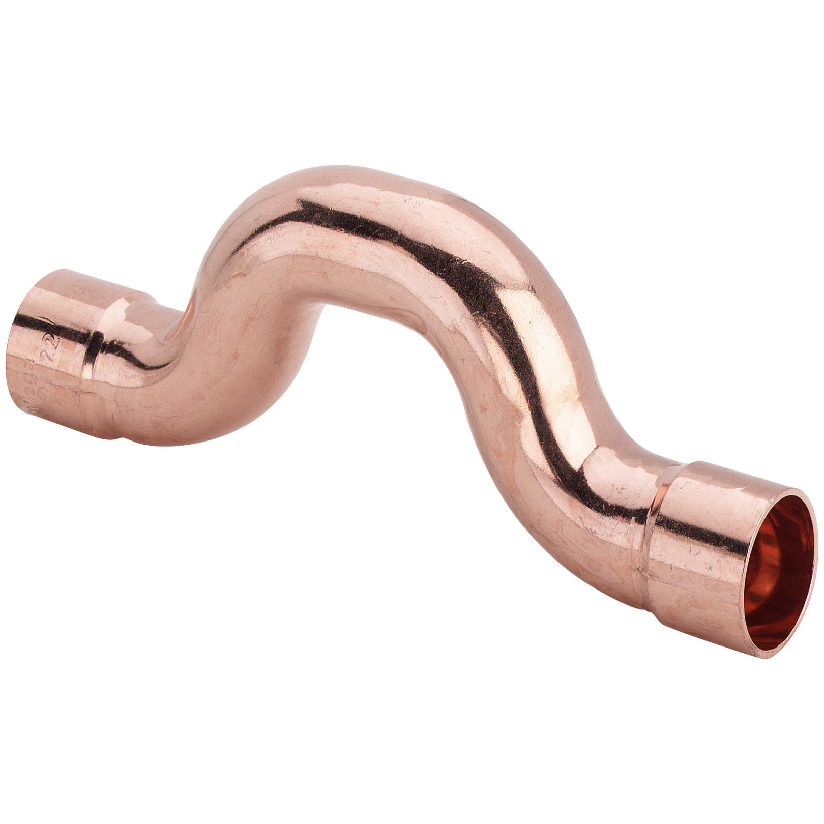 Viega Kupfer-Überbogen 95085 22 mm Lötfitting 2 Muffen 103798
