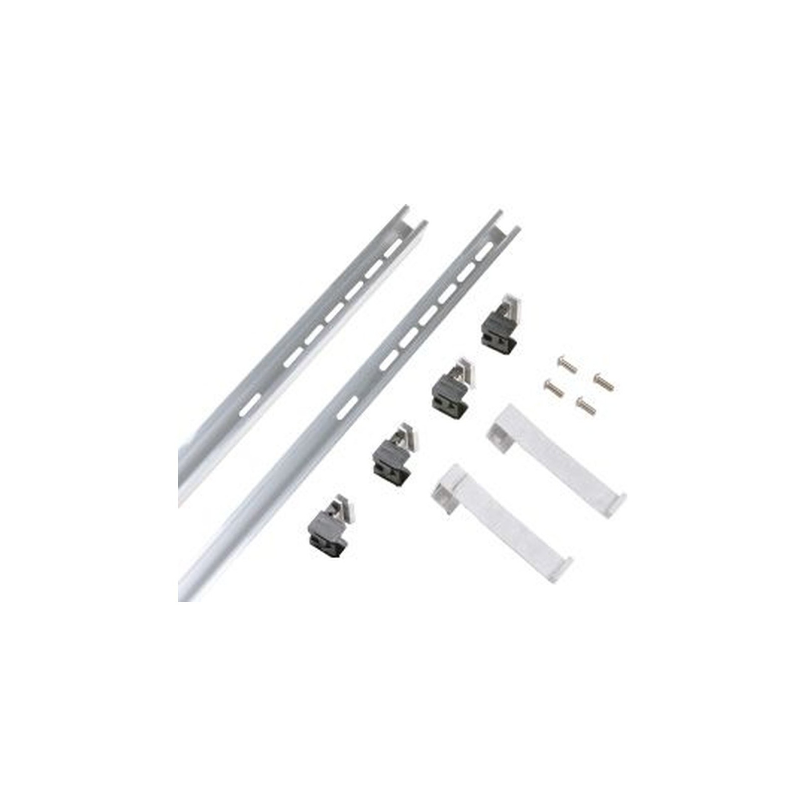 Bosch Aufdach Grundset WMT 1 senkrecht SO4000TF Kollektoren Aluminium Profilschienen Befestigungsmaterial 7709600087