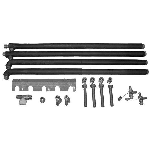 WOLF Anschluss-Set Vor- und Rücklauf CSZ-2 Heiz- und Solarkreis Wandkonsole 4 Cu-Rohre 18x1 7701126