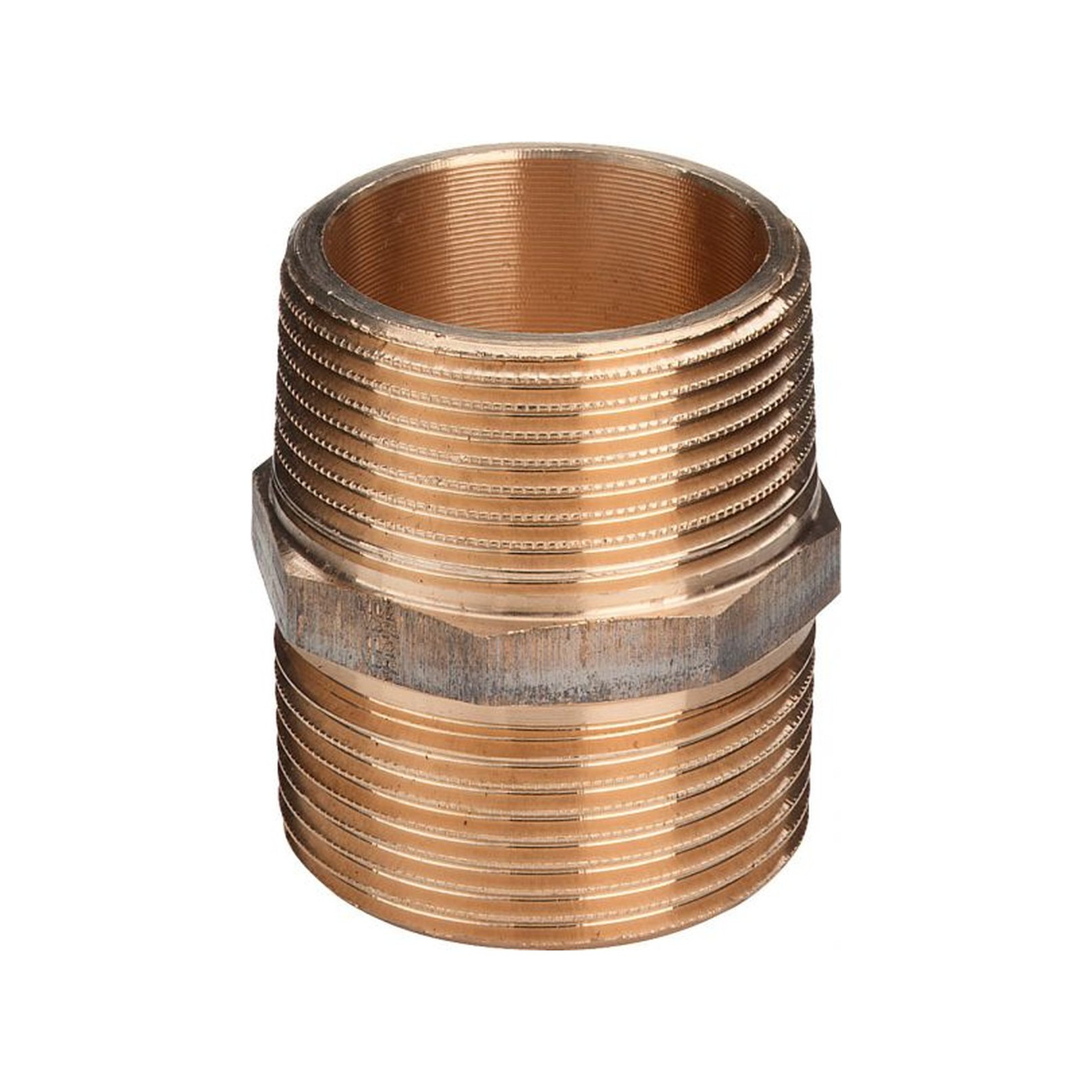 Viega Doppelnippel Rotguss 3/8 Zoll DN10 Mehrkant 282356