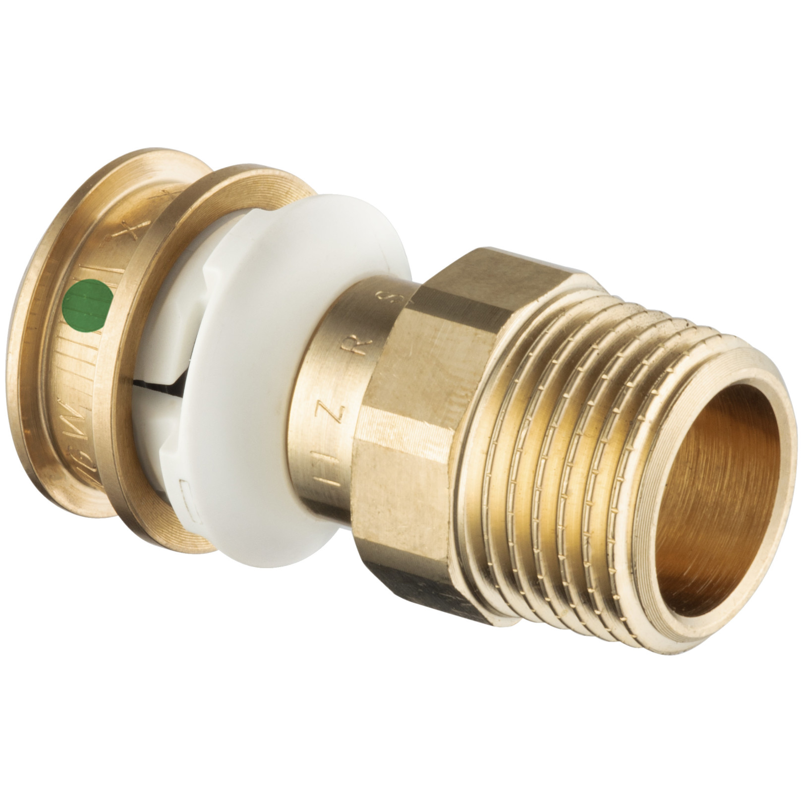 Viega Pressfitting ÜbergangsStück SC Raxofix 5311.01 DN10 x R1/2 Zoll Siliziumbronze 781521