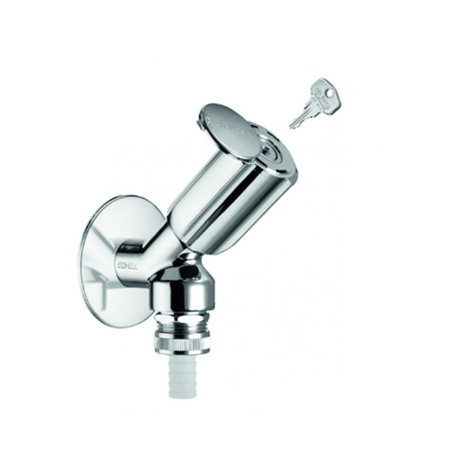 Schell Geräteventil Secur abschließbar RV RB DN15 1/2 Zoll chrom Schlauchverschraubung 033880699