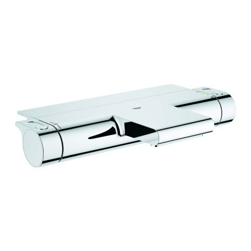 GROHE Thermostat-Wannenbatterie Grohtherm 2000 34464001 Wandmontage Ablage Chrom CoolTouch SafeStop EcoButton