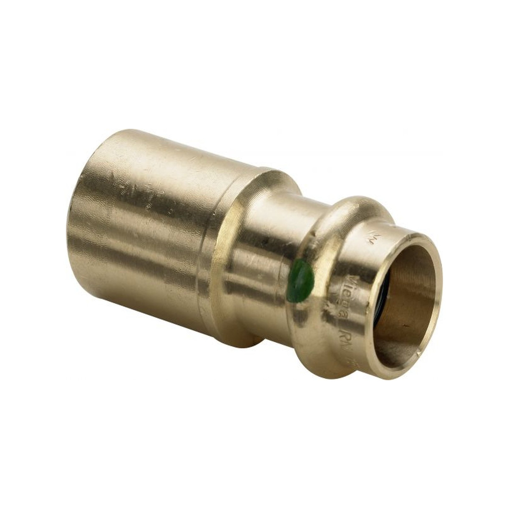 Viega Sanpress Reduzierstück 42 x 28 mm SC-Contur Rotguss Siliziumbronze EPDM Dichtelement 124489