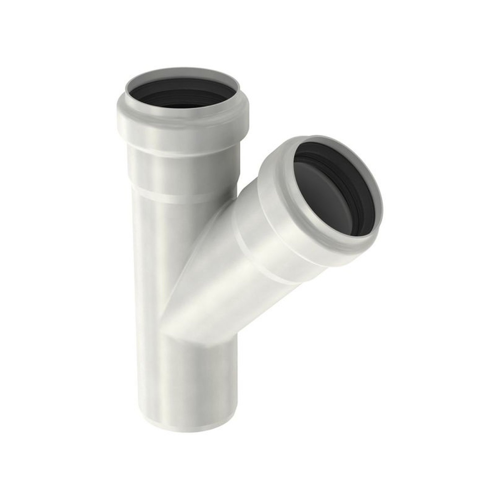 Aco Passavant Pipe Einfachabzweig d125 45Grad Edelstahl 1.4404 0174.83.65