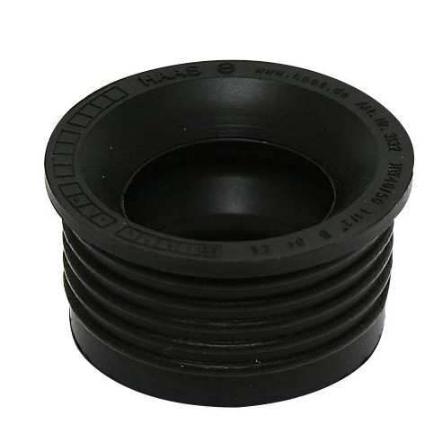 O. Haas Siphon Gummi-Manschette DN 40/50 35x54x35 mm EPDM HT-Muffe 3132