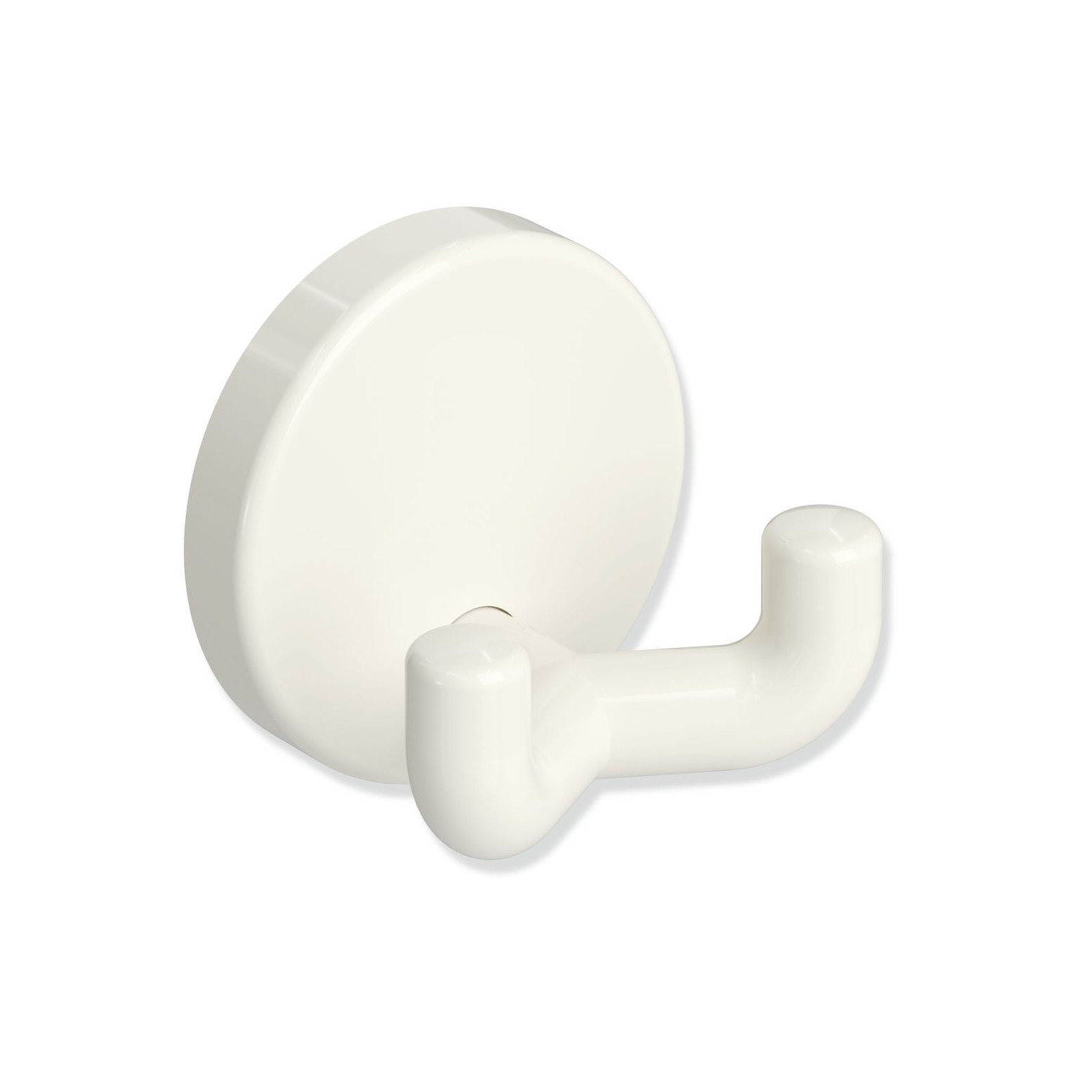 Hewi Wanddoppelhaken Serie 801 Doppelhaken Polyamid reinweiß barrierefrei verdeckte Befestigung 801.90.020 99