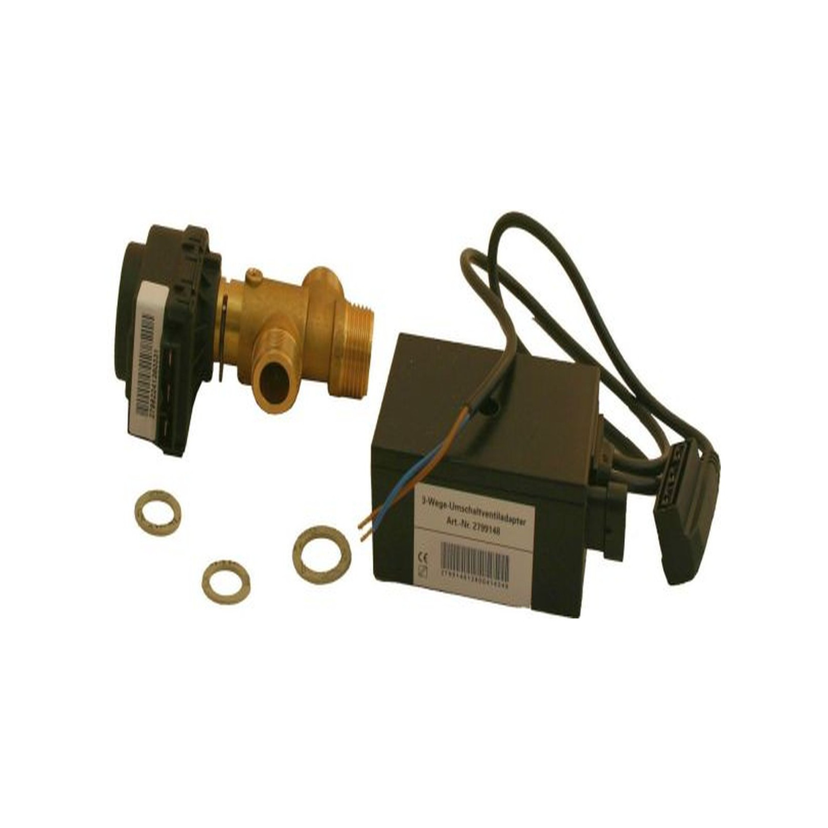 WOLF 3-Wege-Ventil Adapterplatine Dreiwegeventil GG GU GB Gastherme Heizwertgerät 8601950