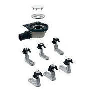Geberit Duschwannenablauf Setaplano 6 Füße Sperrwasserhöhe 50 mm d50 154013001