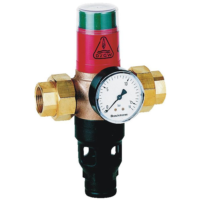 Honeywell Rohrtrenner R295 EA1 Rotguss 1-Zoll Sicherungsarmatur R295-1C