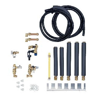 Vaillant Anschlusskonsole Gas-Kompaktgeräte flexibel VSC VCC VSCS Edelstahl-Wellrohre Sicherheitsgruppe 0020170496