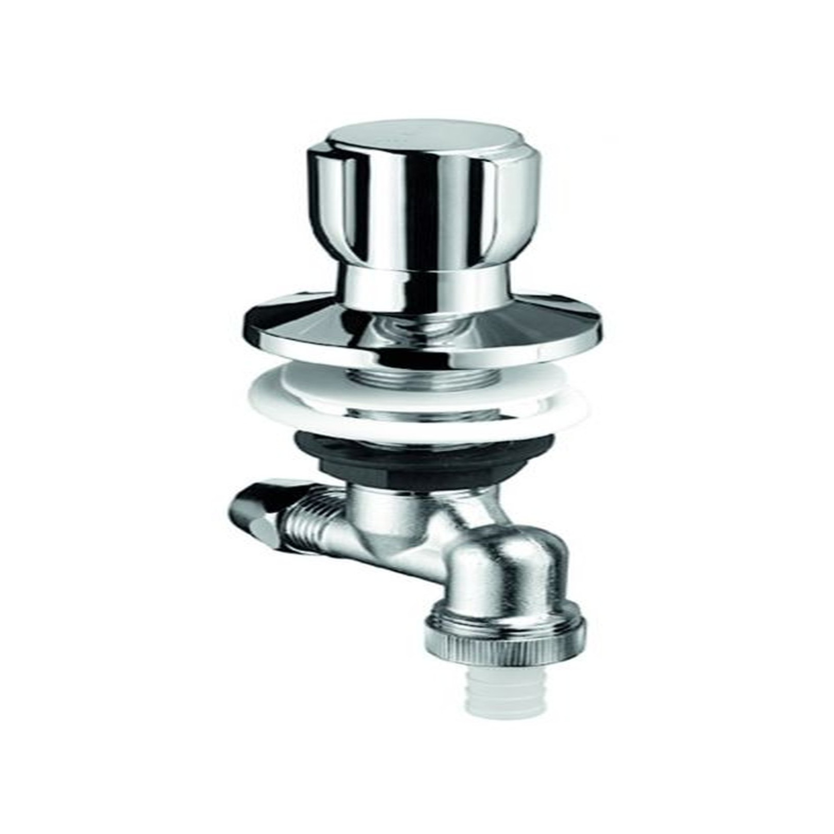 SCHELL Spültischventil COMFORT 1/2x10mm chrom Fettkammeroberteil Rückflussverhinderer 035000699