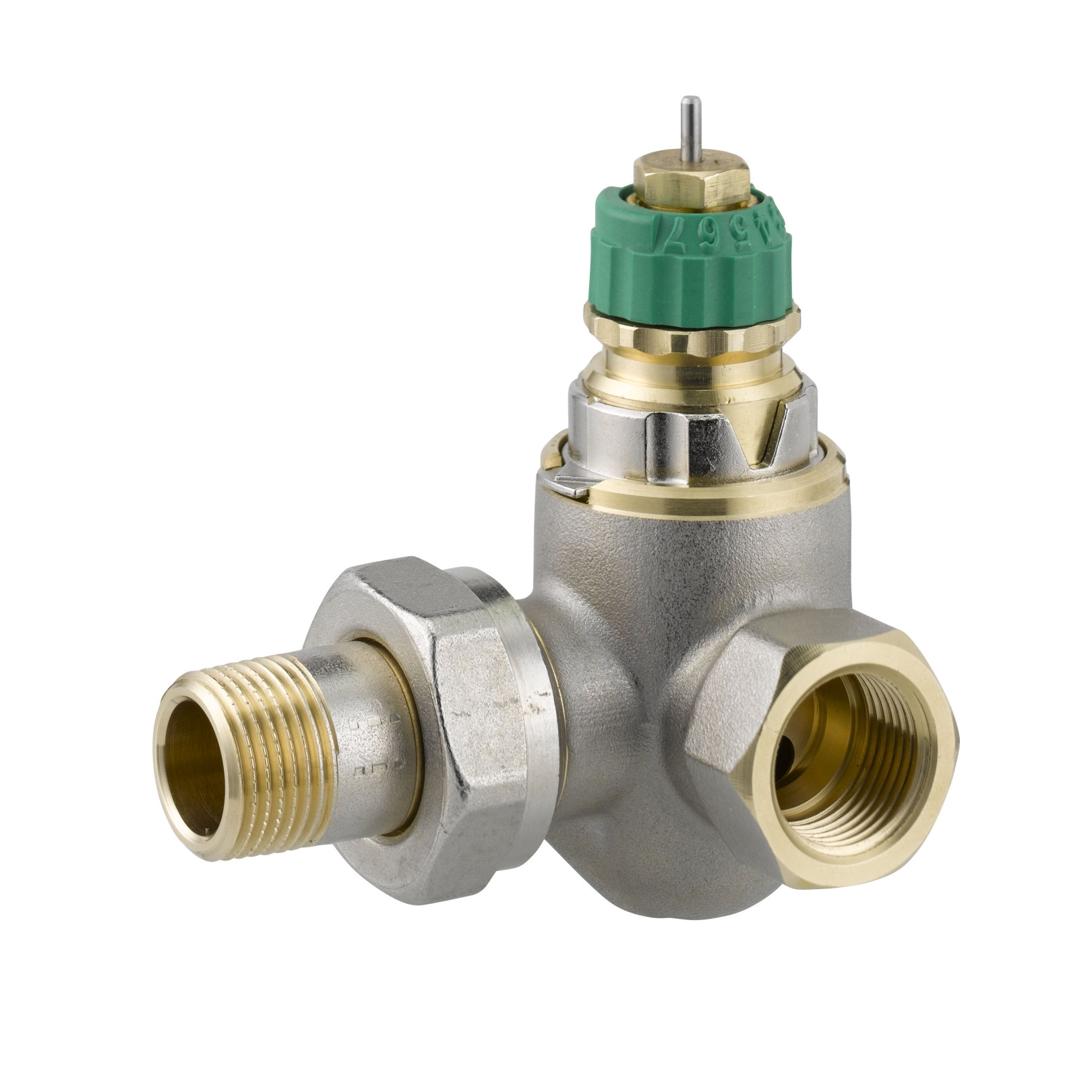 Danfoss Thermostatventil Dynamic Valve RA-DV 10 Winkeleck rechts R 3/8 druckunabhängig voreinstellbar 013G7717