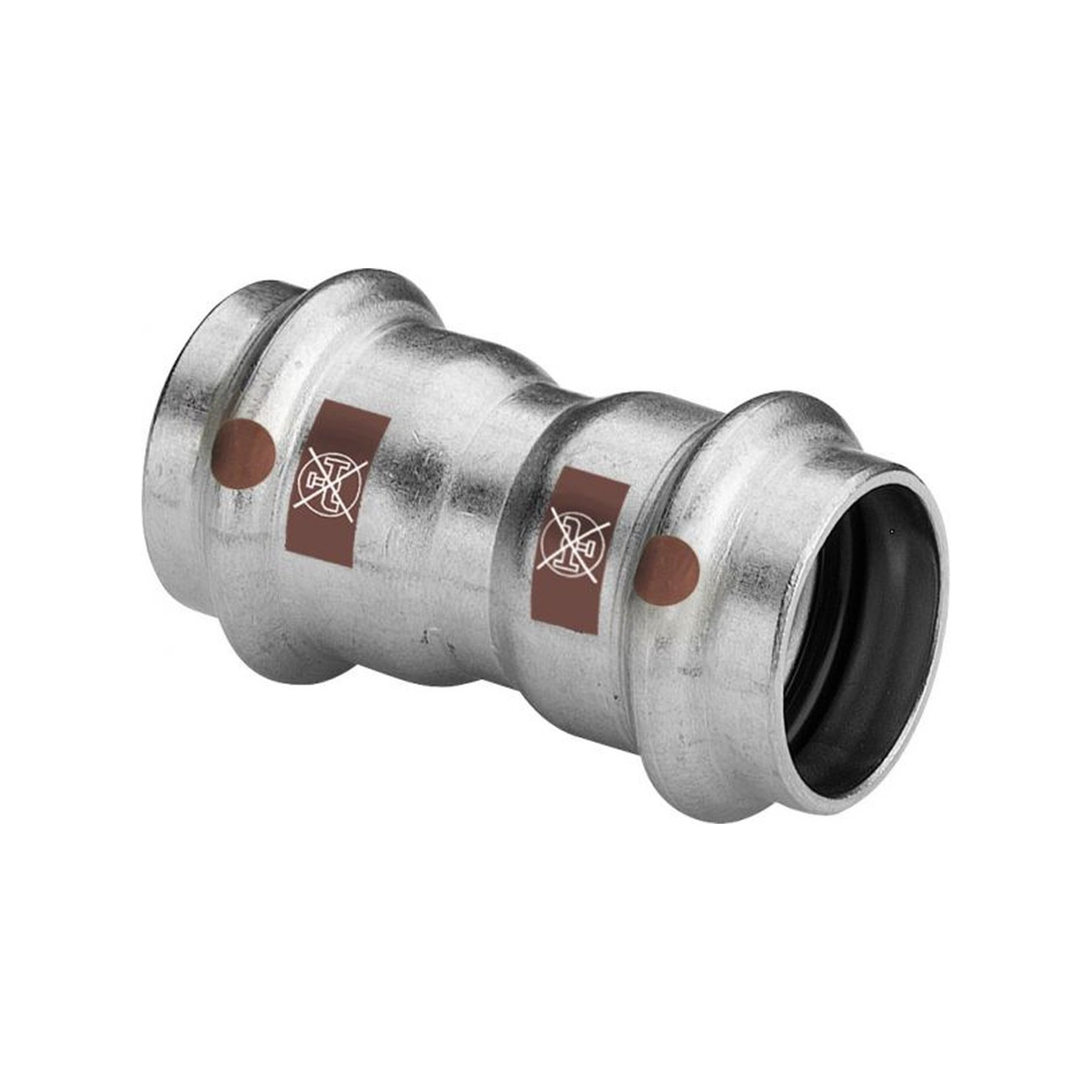 Viega Muffe Temponox 1715 SC-Contur Edelstahl 22mm 808990