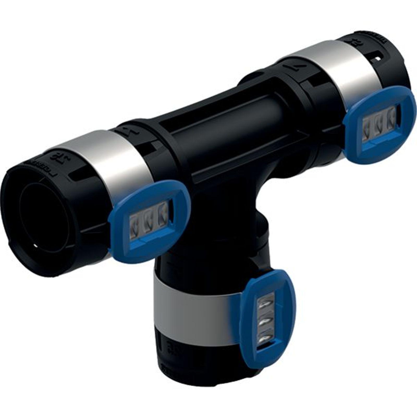 Geberit T-Stück FlowFit egal PPSU 16 mm Pressfitting Pressindikator 620080001