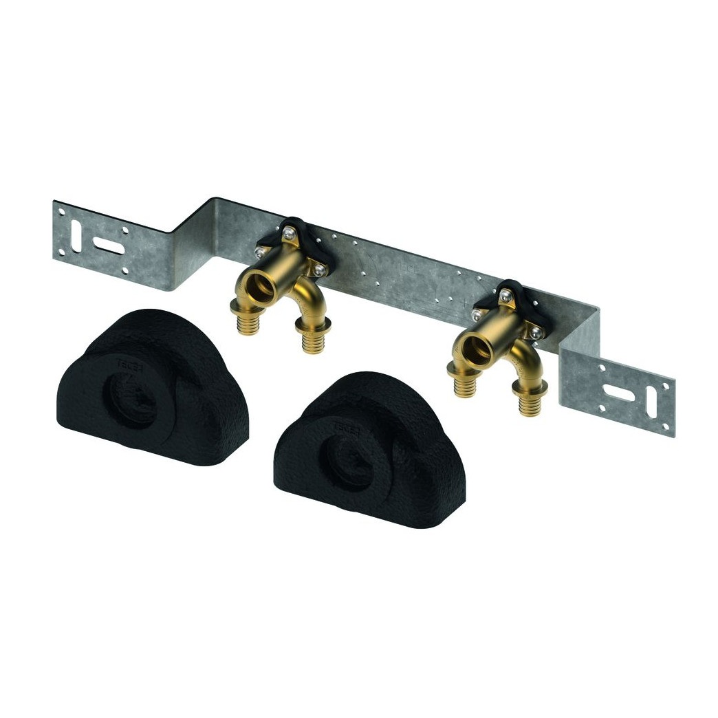TECEflex Montageeinheit 2 DWS Si-Br 16x1-2Zollx16 150mm Schalldämmboxen 720569