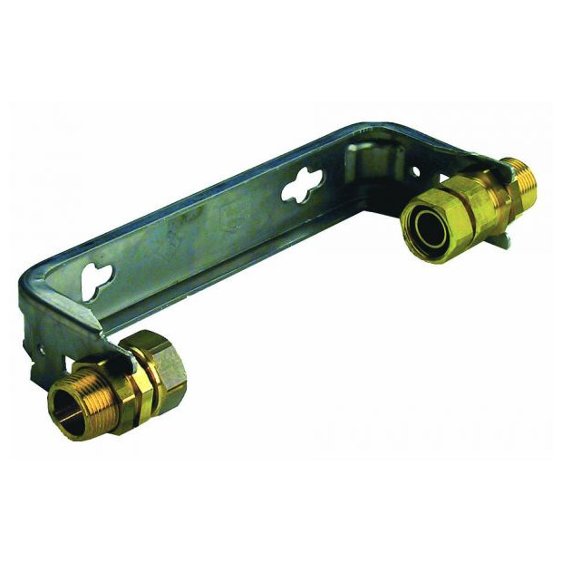 AALBERTS Wasserzähler-Anschlussgarnitur SEPP-AQUA-BASIS Modell 7671 Qn 6 1x1 Pressmessing 0005766