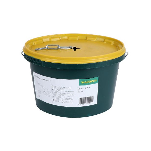 Walraven Rundstahlkette DIN5685-1 langgliedrig 26x5.4 30m verzinkt 0910015