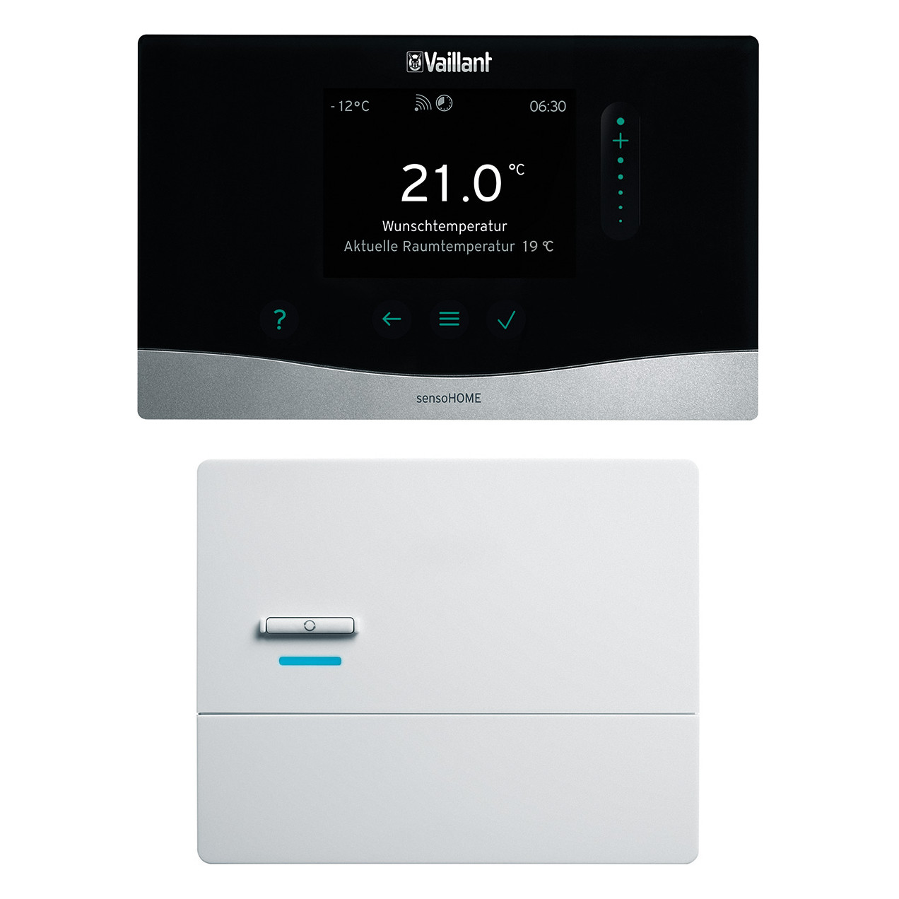 Vaillant Funk-Raumtemperaturregler sensoHOME VRT 380f/2 eBUS Touchdisplay Wochenplaner 0010045487