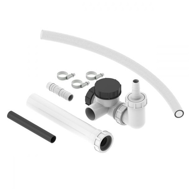 Zehnder Trockensiphonset ComfoAir 160 180 200 225 Kunststoff HDPE weiss 990201331