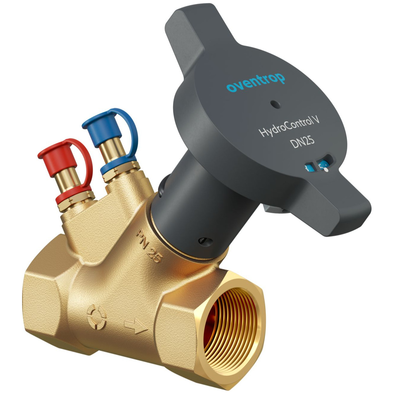 Oventrop Strangregulierventil HydroControl V PN25 DN15 Rp1-2 IG HydroPort EZB 1062404