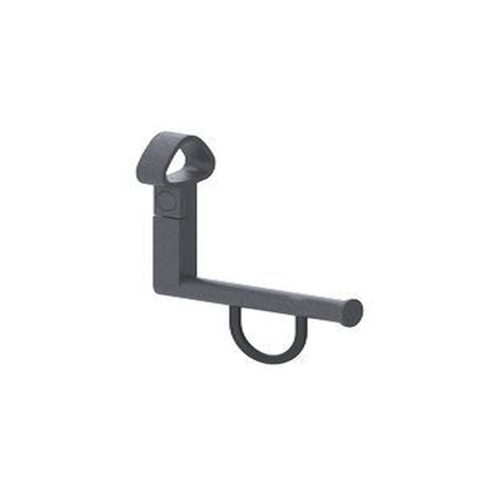 NORMBAU Papierrollenhalter Cavere Aluminium Anthrazit-Metallic Abrollbremse verdeckte Verschraubung 7449110095