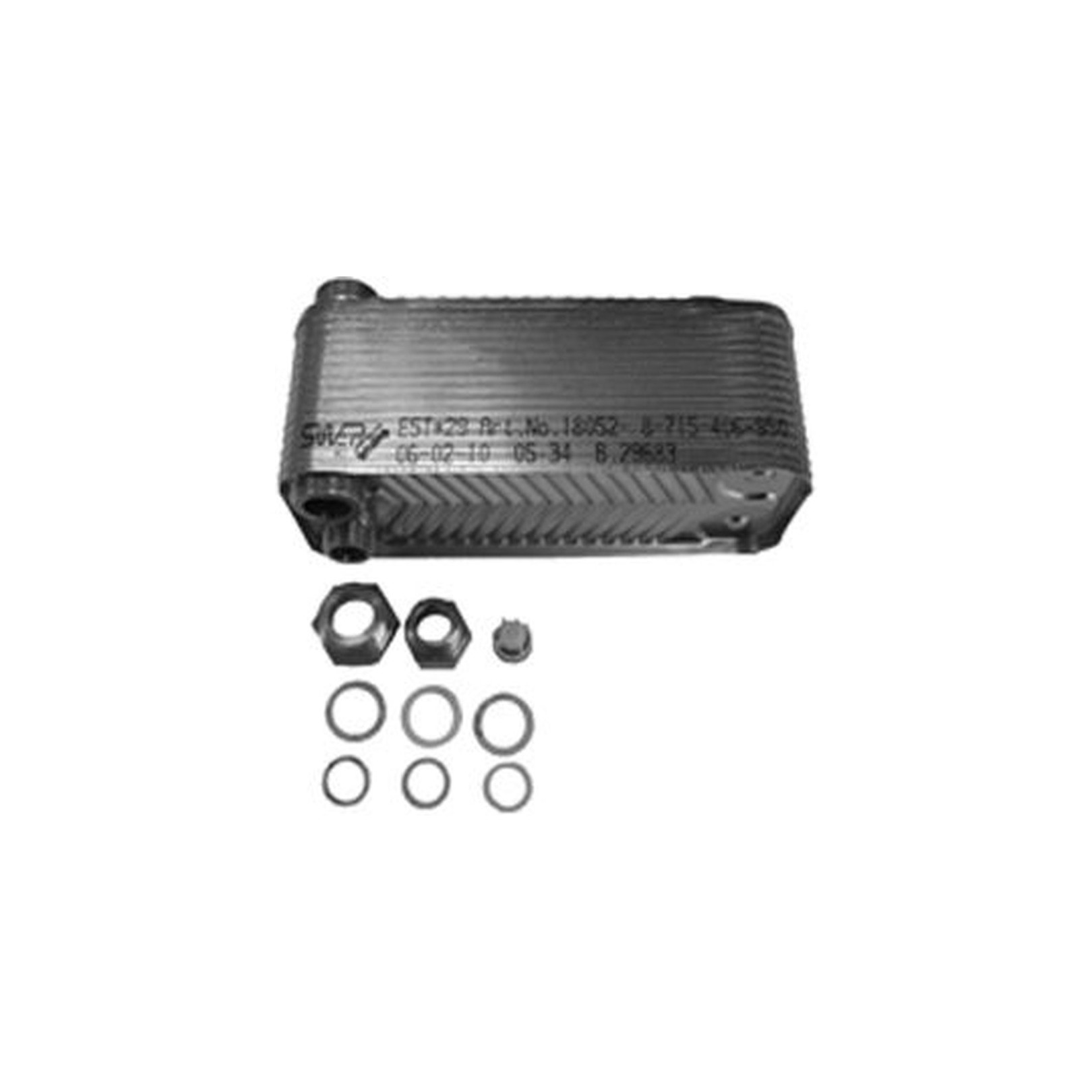 Bosch Wärmetauscher Brennwert Gasheizkessel Ersatzteil 87154069500 1.65 kg 20.9x16.4x14.9 cm