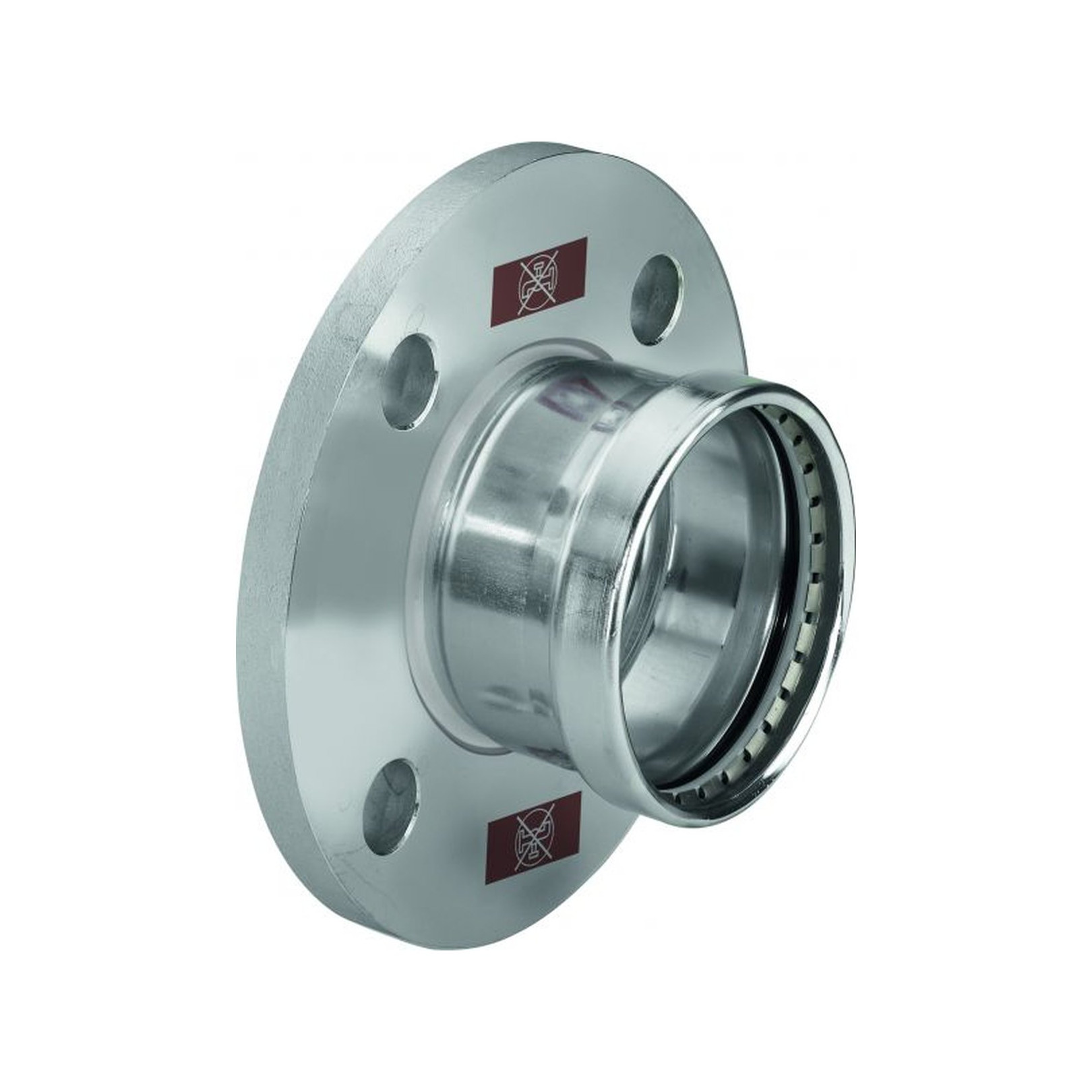 Viega Temponox XL Flanschübergang 1759.1XL 108mm Edelstahl SC-Contur 811273