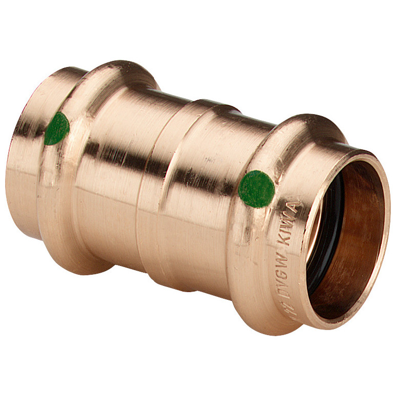 Viega Sanpress Muffe 2215 Rotguss 18mm SC-Contur EPDM 282660
