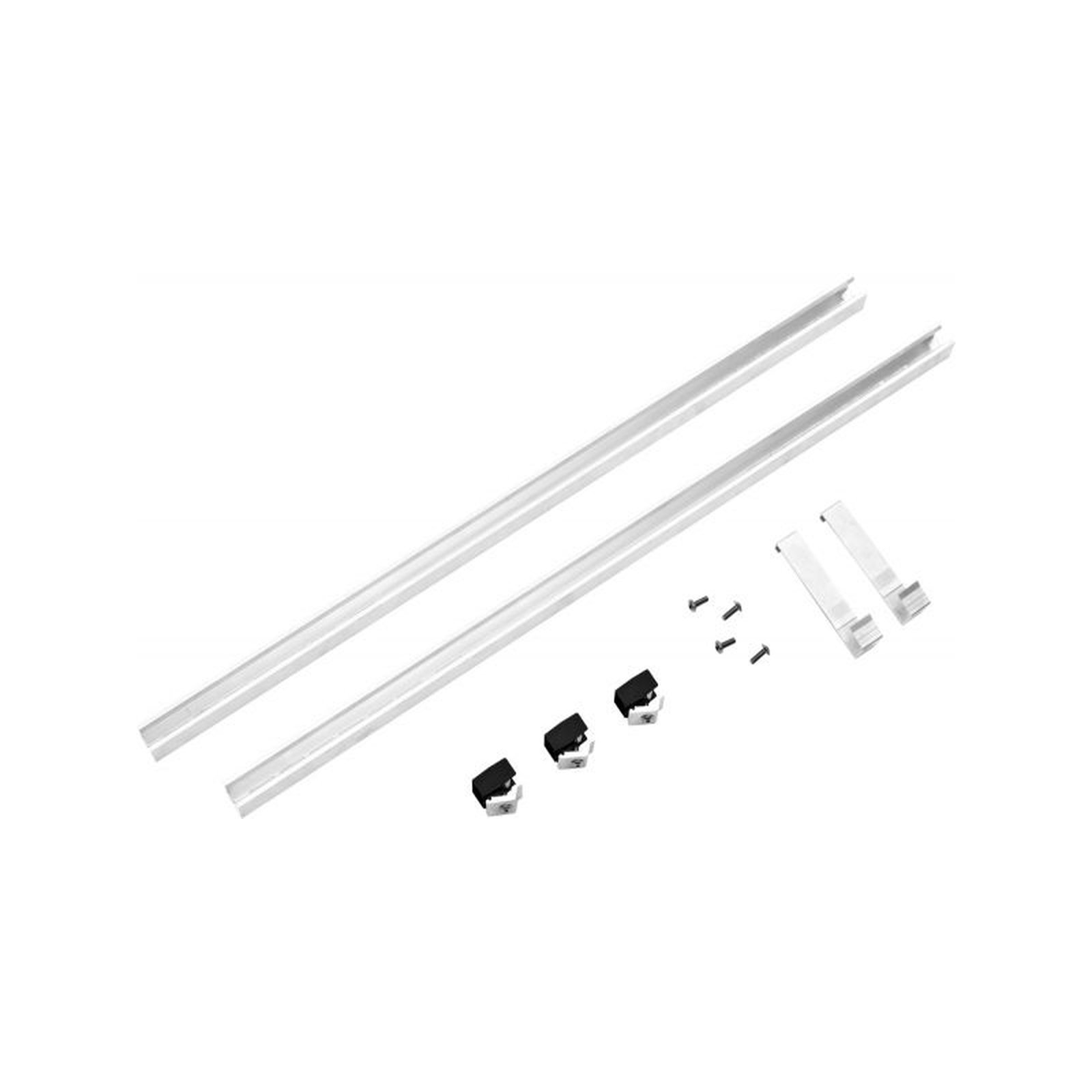 Bosch Aufdach Grundset FKA5-2 senkrecht Flachkollektoren SO5000 7000TFV Aluminium Profilschienen Befestigungsmaterial 8718531017