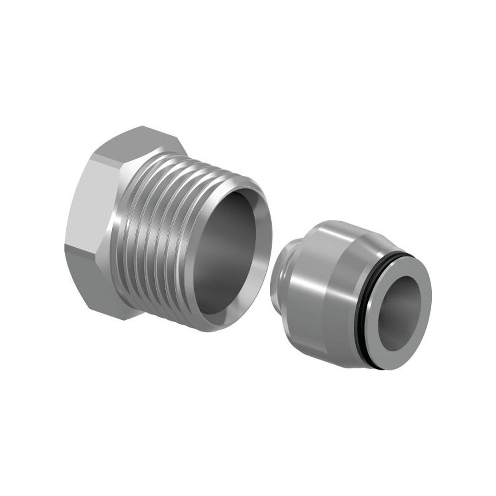 Uponor Anschlussgarnitur Smart Radi Oventrop Ø16mm DN15 Presskontur KSP0 Edelstahlpresshülse 1014016