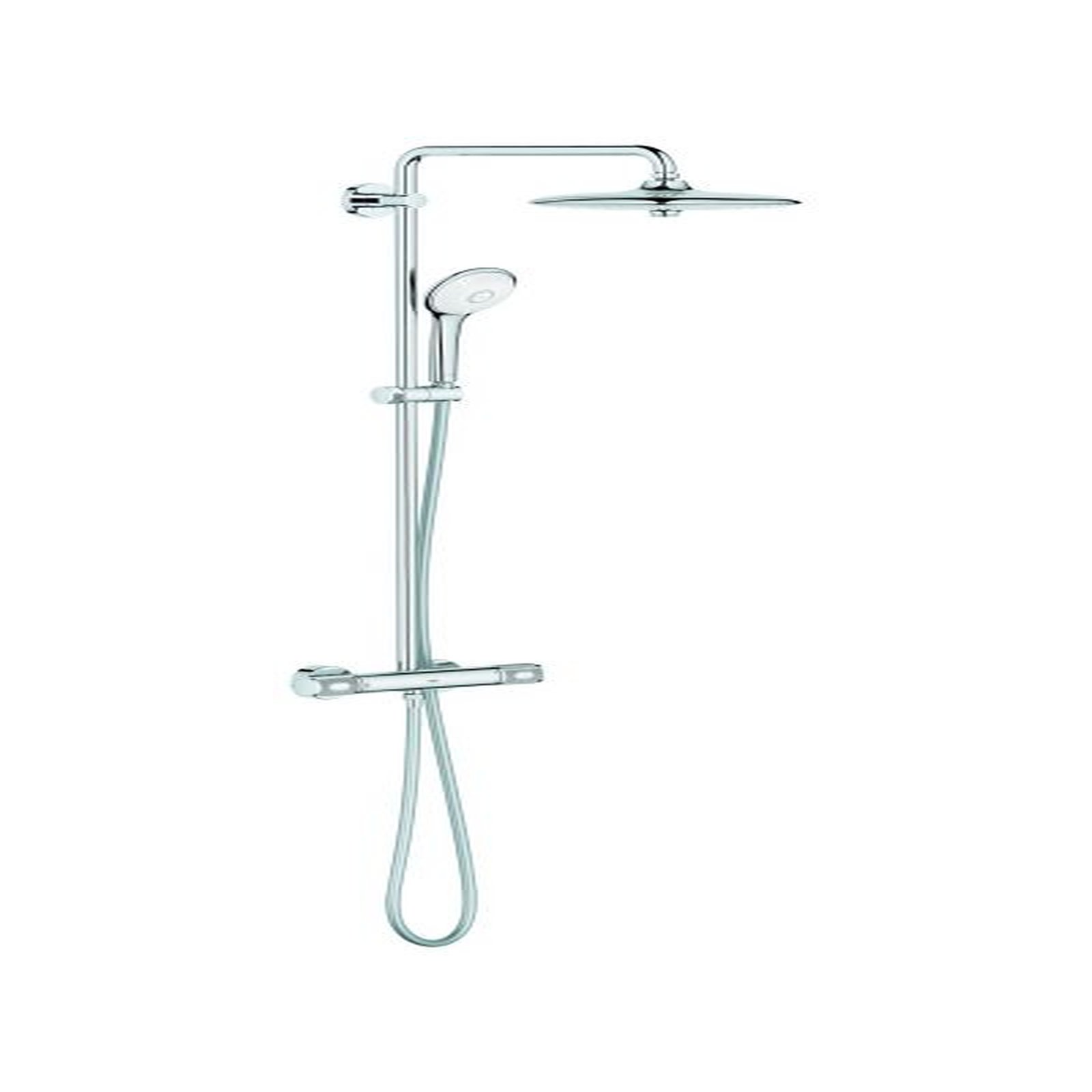 GROHE Duschsystem Euphoria 260 27296003 Thermostatbatterie CoolTouch Chrom Kopfbrause Handbrause Wandmontage