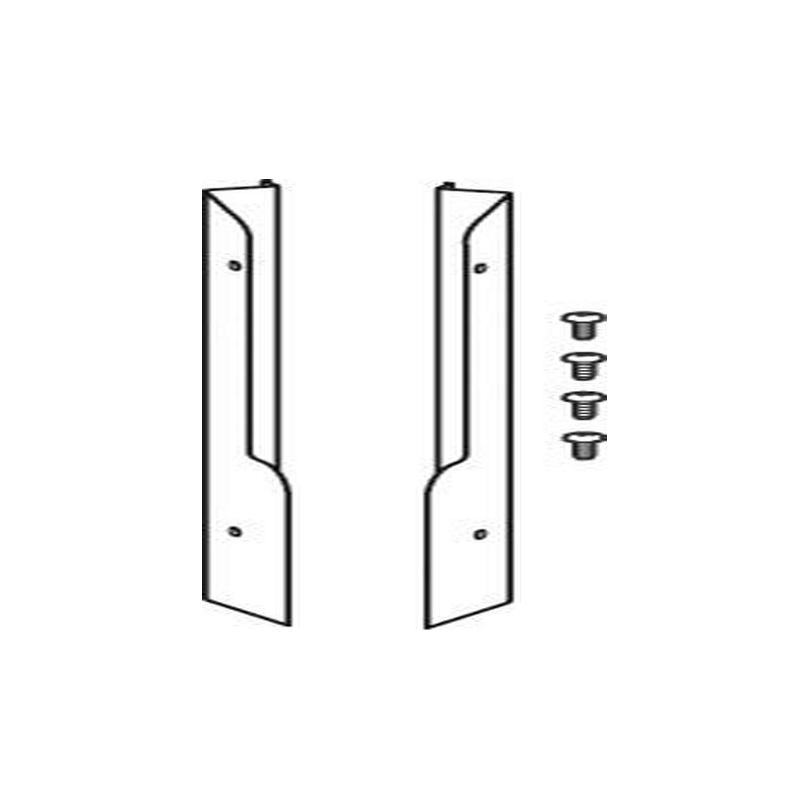 Buderus Abdeckung seitlicher Öffnungen SF10 Set Blende links rechts Alu verzinkt 7738112130