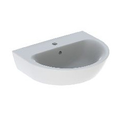 Geberit Renova Waschtisch 55x45cm Hahnloch mittig Überlauf weiss 500369011