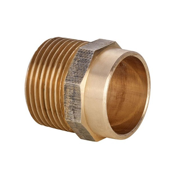 IBP Rotguss Übergangsstück Serie4000 4243G 35 mm R 1 1-2 AG Innenlötende DVGW 4243G035012000