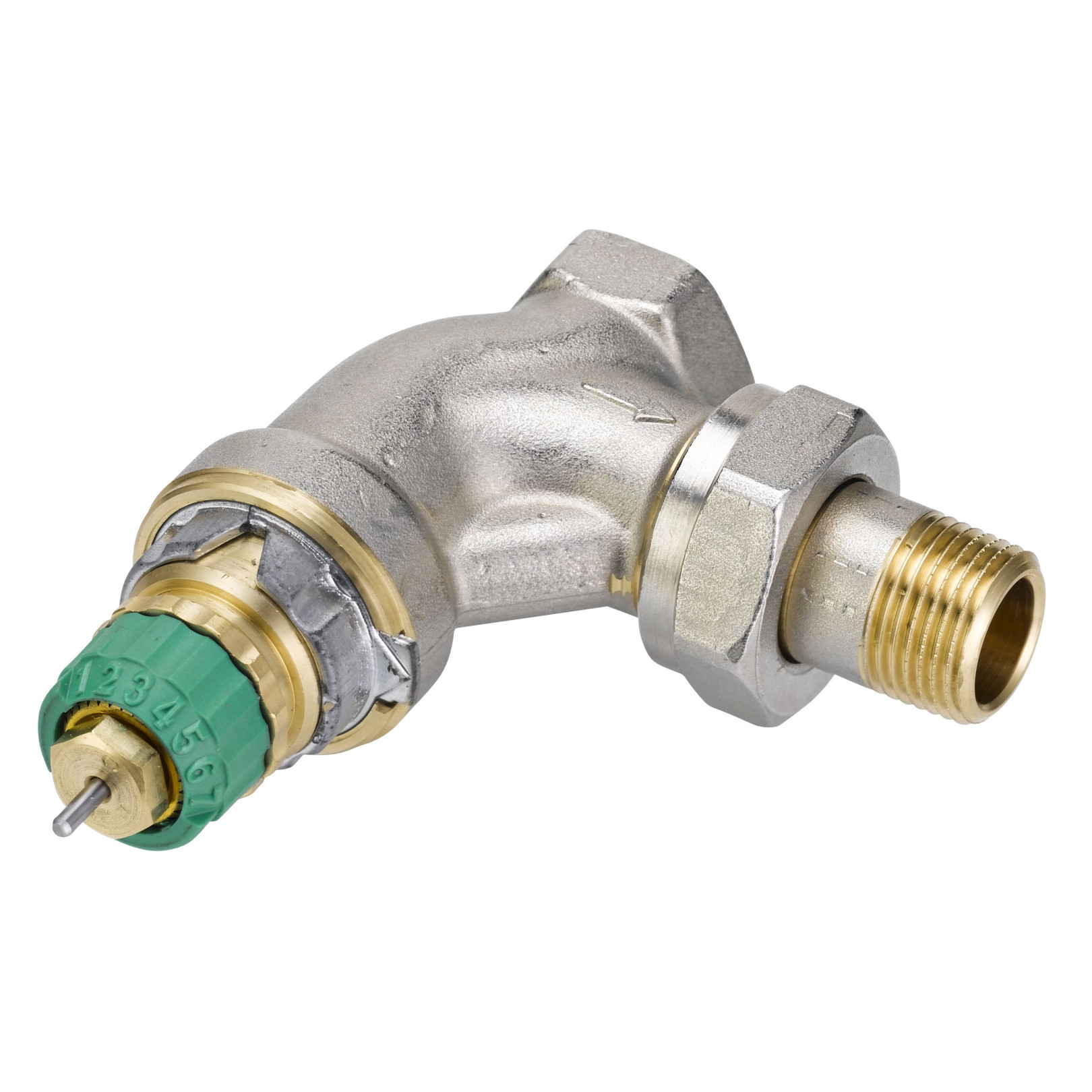 Danfoss Thermostatventil Dynamic Valve RA-DV 10 Eckform R 3/8 druckunabhängig voreinstellbar 013G7721