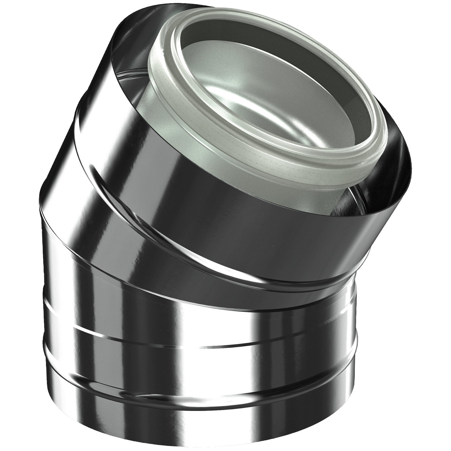 Bosch Abgaszubehör FC-CE80-30 Bogen konzentrisch Edelstahl 80-125mm 30Grad 7738112702