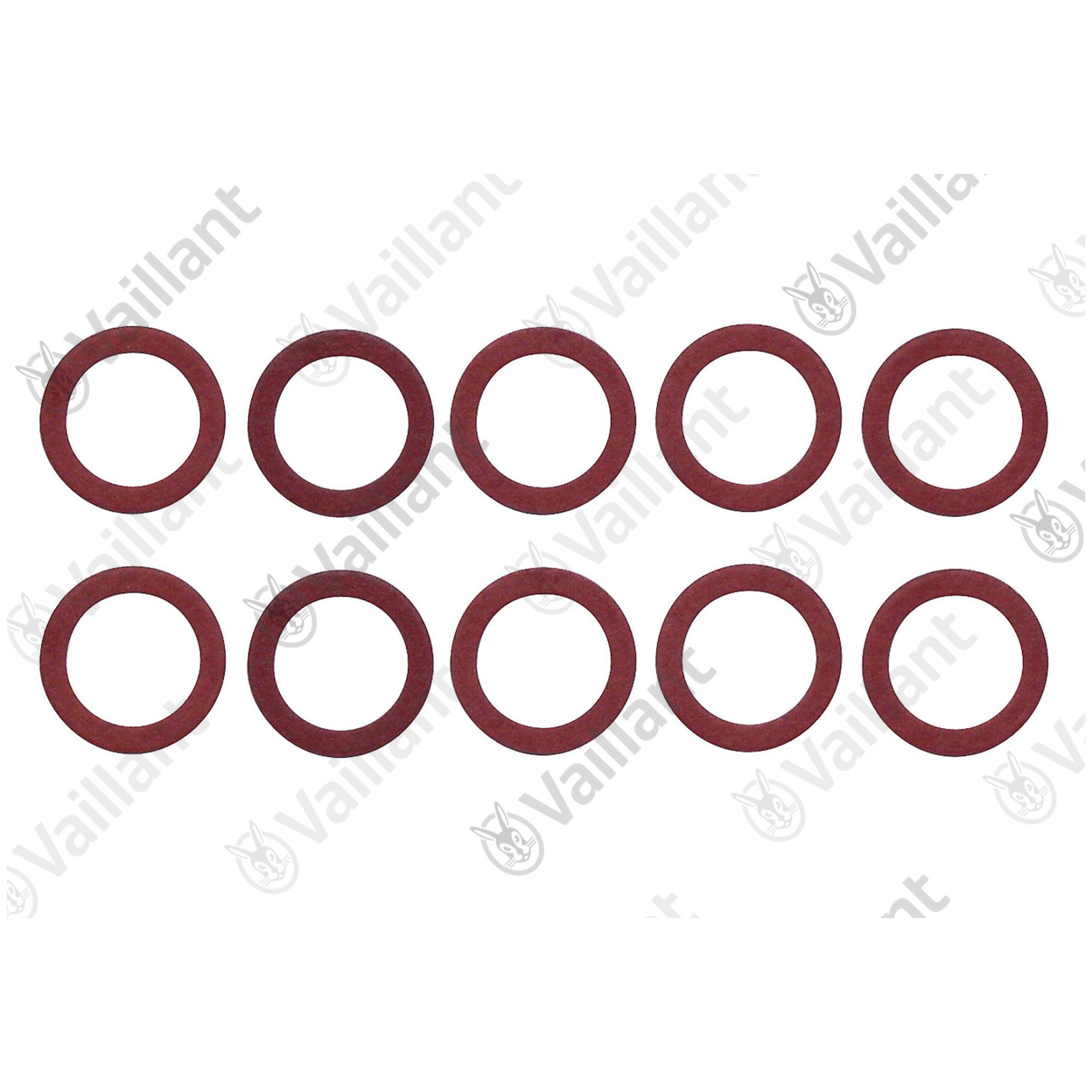 Vaillant Rechteckdichtring Ersatzteil 981144 Set 10 Stück kompatibel MAG VCW Baureihen 2x2x1 cm 4024074381373