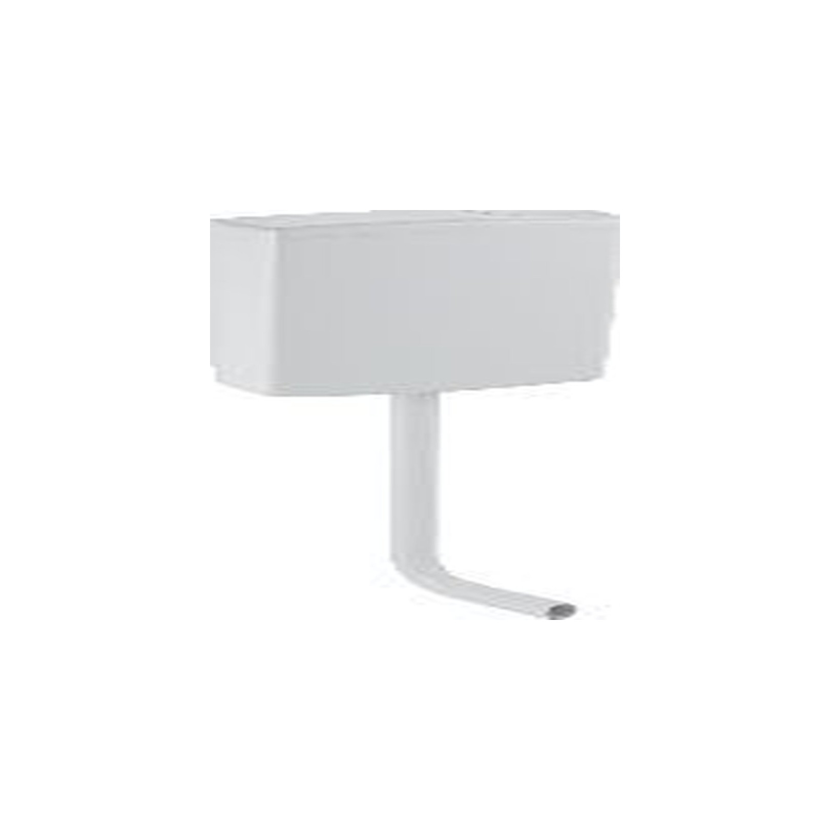 Geberit Aufputzspülkasten AP140 Spül-Stopp Spülkasten Wasseranschluss hinten Mitte weiß-alpin Spülmenge 6/9 l 140005111