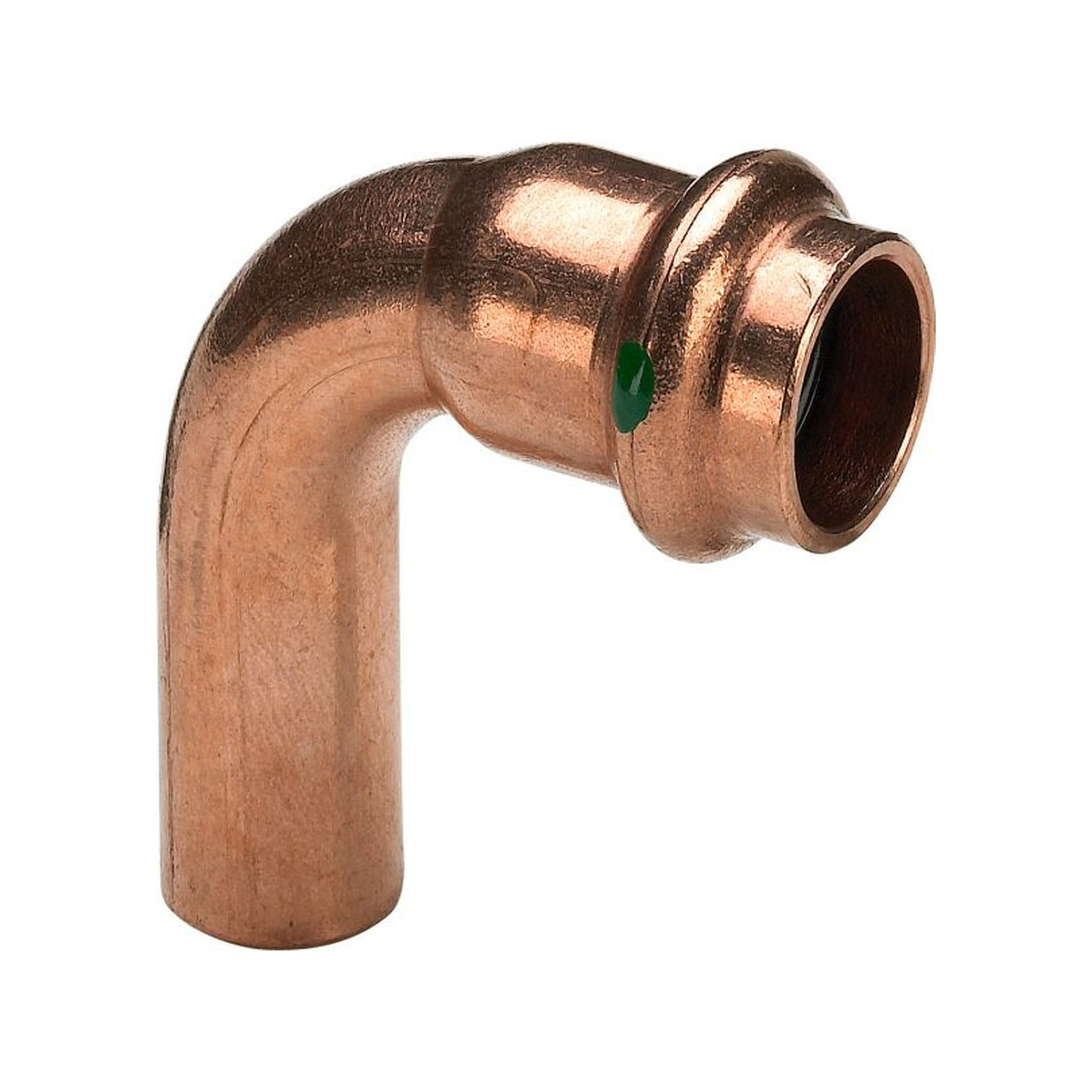 Viega Pressfitting Kupfer Bogen 90 Grad Profipress 2416.1 15 mm SC-Contur EPDM O-Ring 291662